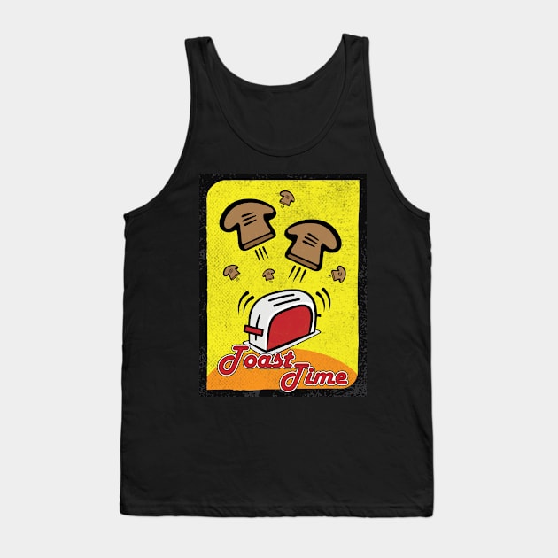 Toast Time Tank Top by Mati Digital Art